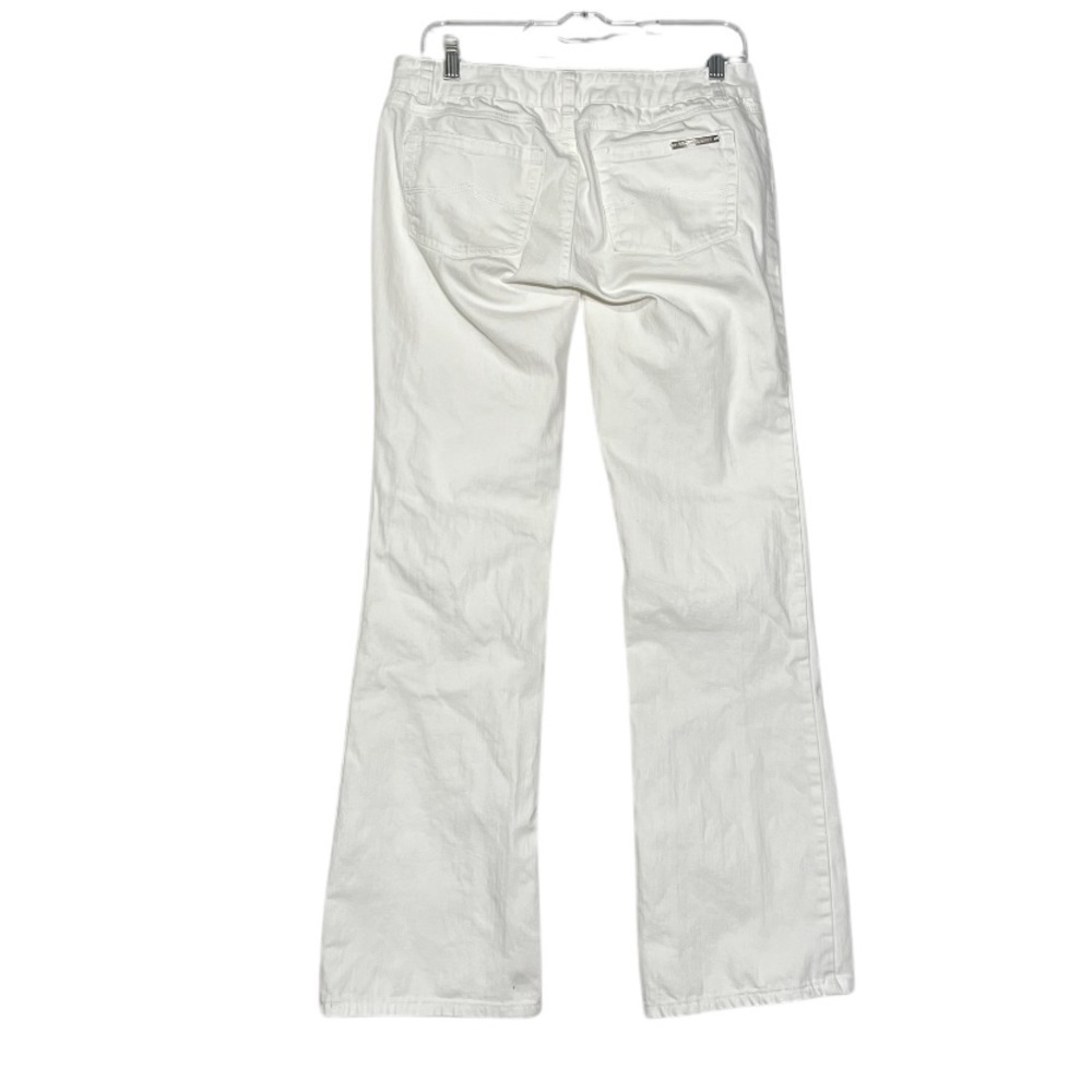 Michael Kors Bootcut Flare Jeans White Size 2 Mid Rise Spring Flare Casual - Picture 2 of 9